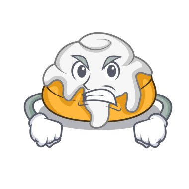 Kızgın tarçın rulo maskot çizgi film