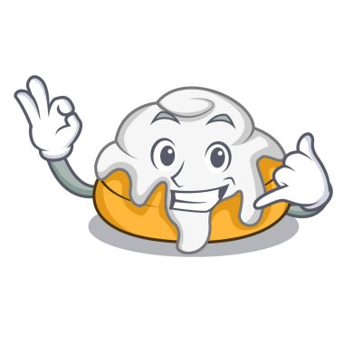 Bana tarçın rulo maskot çizgi film de