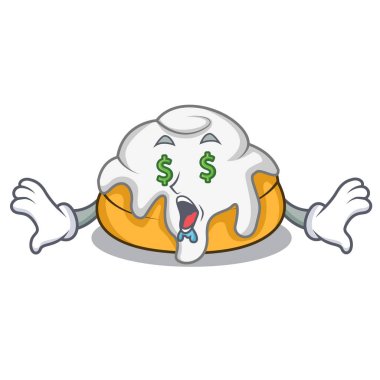 Para göz tarçın rulo maskot çizgi film