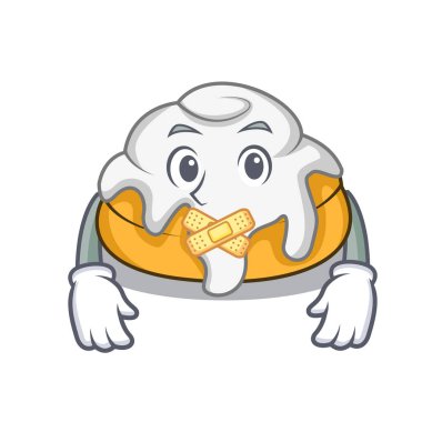 Sessiz tarçın rulo maskot çizgi film