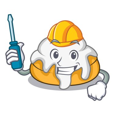 Otomotiv tarçın rulo maskot çizgi film