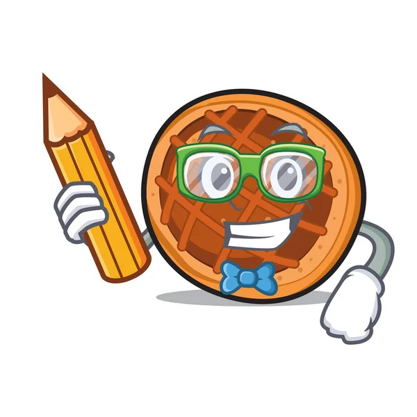 Öğrenci baket pasta karakter karikatür