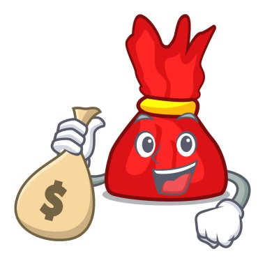 Para çantası sarmalayıcı şeker karakter karikatür ile