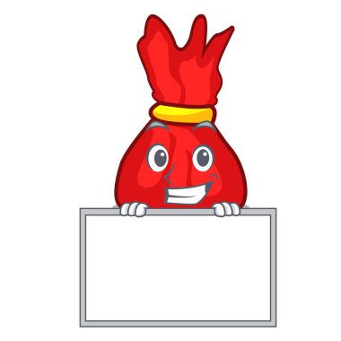 Yönetim Kurulu sarmalayıcı şeker karakter karikatür ile sırıtarak