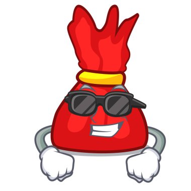 Süper cool sarmalayıcı şeker karakter karikatür