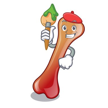 Sanatçı kemik jöleli şeker karakter karikatür