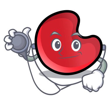 Doktor şeker ay karakter karikatür