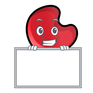 Yönetim Kurulu şeker ay karakter karikatür ile sırıtarak