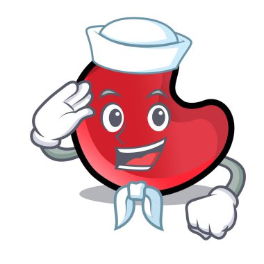 Denizci şeker ay karakter karikatür