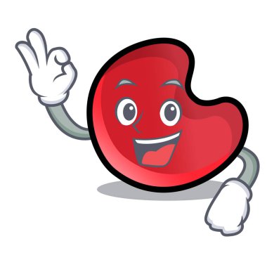 Tamam şeker ay karakter karikatür