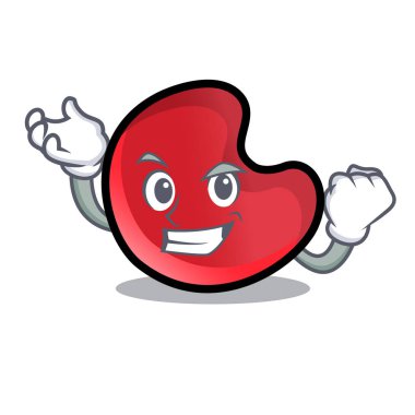 Başarılı şeker ay karakter karikatür