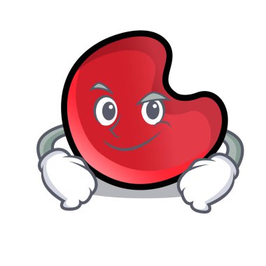 Smirking şeker ay karakter karikatür