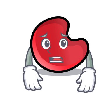 Korkarım şeker ay maskot çizgi film