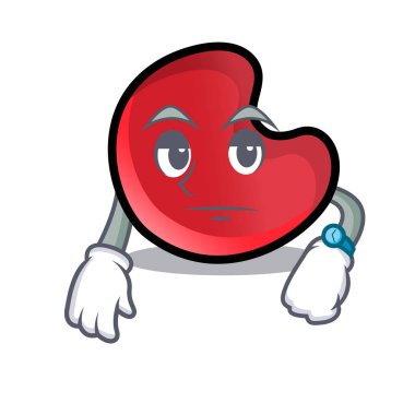 Bekleyen şeker ay maskot çizgi film