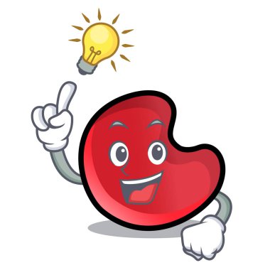 Bir fikir şeker ay maskot çizgi film var