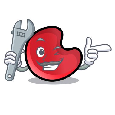 Mekanik şeker ay maskot çizgi film