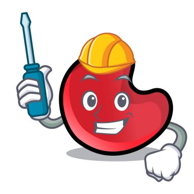 Otomotiv şeker ay maskot çizgi film