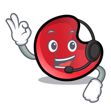 şeker ay maskot çizgi film