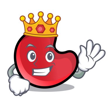 Kral şeker ay maskot çizgi film