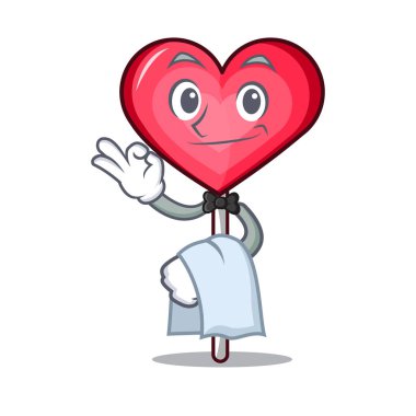 Garson kalp lolipop maskot çizgi film