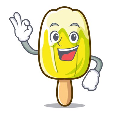 Tamam limon dondurma karakter karikatür