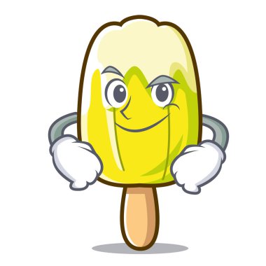 Smirking limon dondurma karakter karikatür