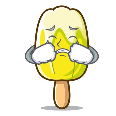 Ağlayan limon dondurma maskot çizgi film