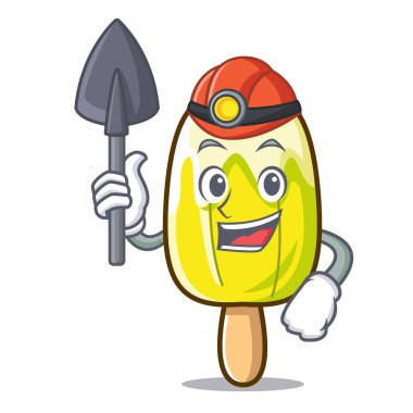 Madenci limon dondurma maskot çizgi film