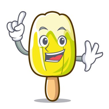 Parmak limon dondurma maskot çizgi film