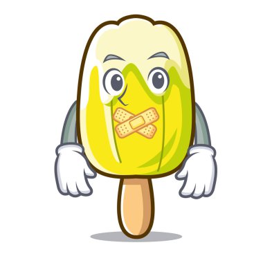 Sessiz limon dondurma maskot çizgi film