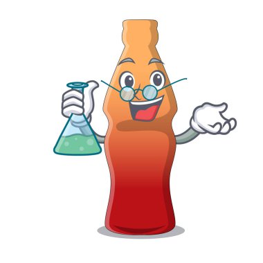 Jöleli şeker karakter karikatür Profesör kola şişe