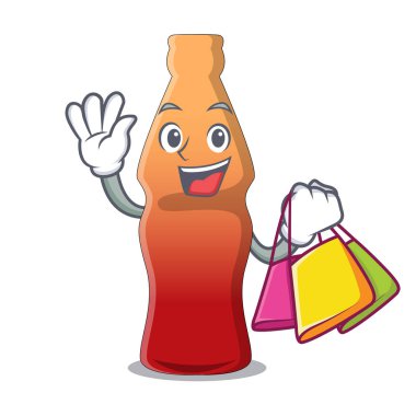 Kola şişesi jöleli şeker karakter karikatür alışveriş
