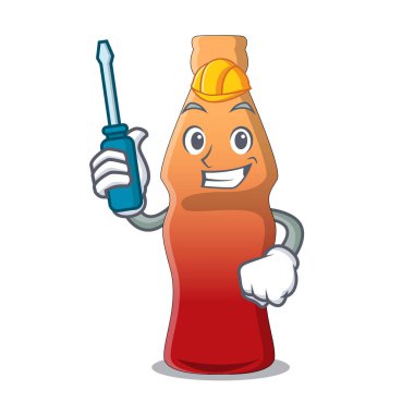 Jöleli şeker maskot karikatür Otomotiv kola şişe