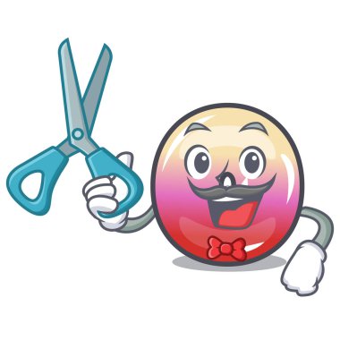 Kuaför jöle yüzük şeker karakter karikatür