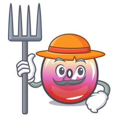 Çiftçi jöle yüzük şeker karakter karikatür