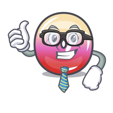 İşadamı jöle yüzük şeker karakter karikatür