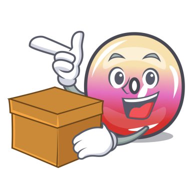 Kutu jöle yüzük şeker karakter karikatür ile