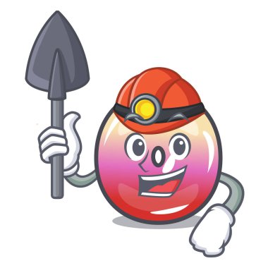 Madenci jöle yüzük şeker maskot çizgi film