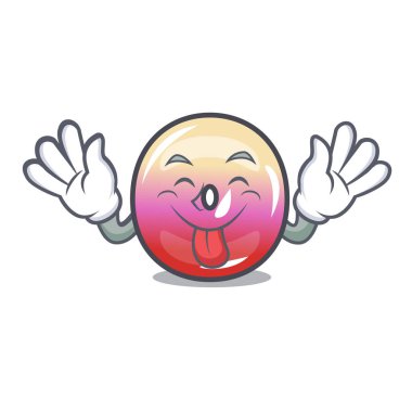 Jöle yüzük şeker maskot karikatür dil