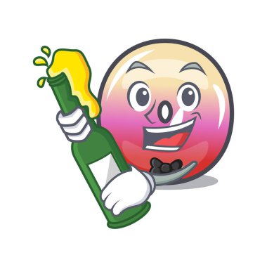 Bira jöle yüzük şeker maskot karikatür ile