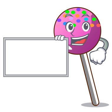 İle Yönetim Kurulu lolipop şeker karakter karikatür ile