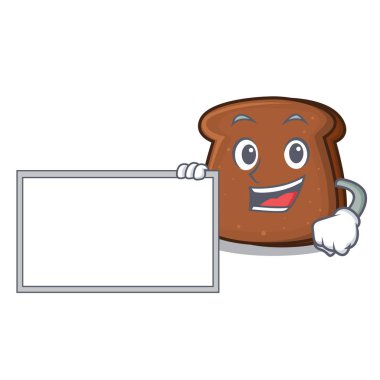 Yönetim Kurulu kahverengi ekmek karakter çizgi ile