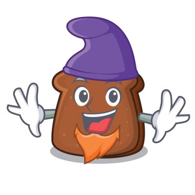 Elf kahverengi ekmek karakter çizgi film