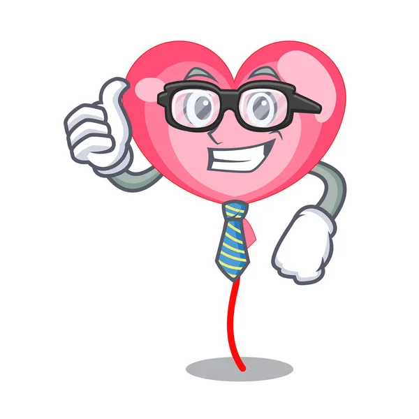 Персонаж мультфильма "Баллонное сердце" — стоковый вектор