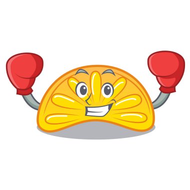 Portakal jöle şeker karakter karikatür boks