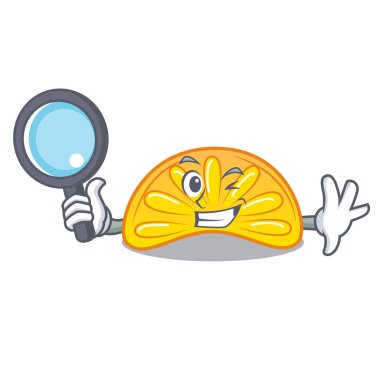 Dedektif portakal jöle şeker karakter karikatür