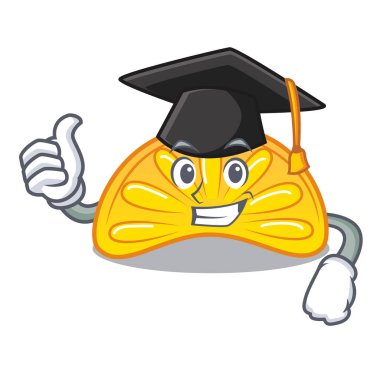 Mezuniyet portakal jöle şeker karakter karikatür