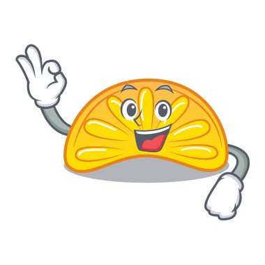 Tamam portakal jöle şeker karakter karikatür