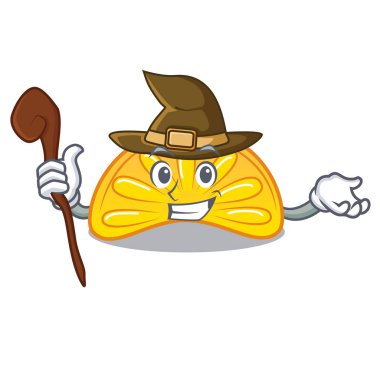 Cadı portakal jöle şeker maskot çizgi film