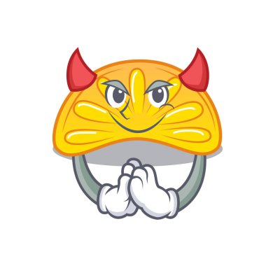 Şeytan portakal jöle şeker maskot çizgi film